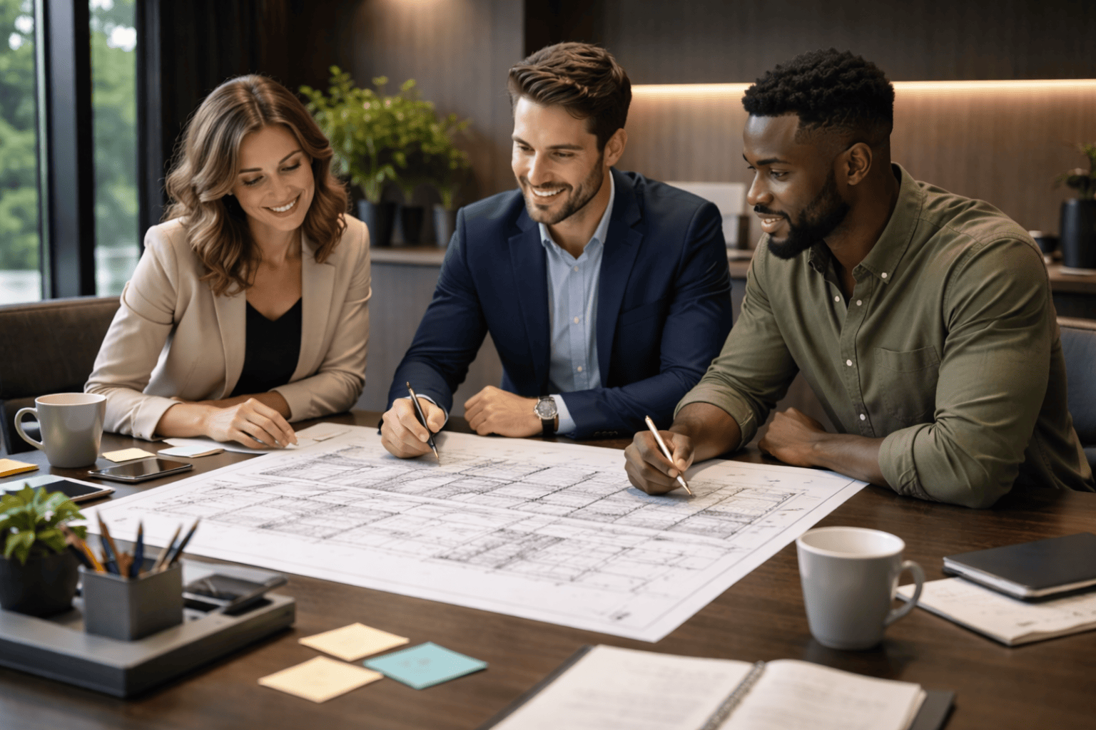 Arbeitsplatz mit Systemübersicht